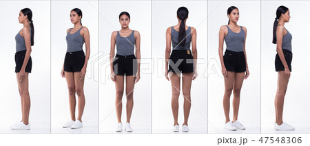 Asian Long straight black hair tan skin woman in Black dress Asian Long straight black hair tan skin woman in Black dress 47548306