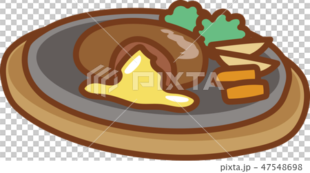 在漢堡牛排的奶酪 在漢堡牛排的奶酪 47548698