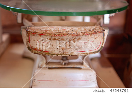 Vintage Scales With Glass Top Vintage Scales With Glass Top 47548792