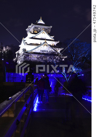 夜の大阪城 47549742