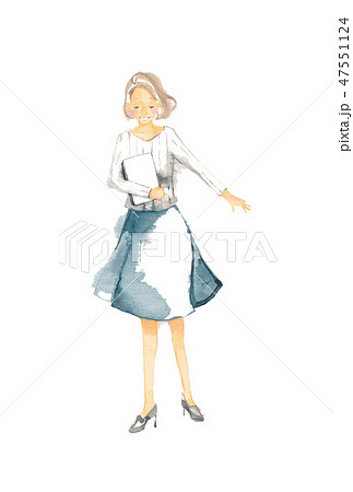 働く女性 47551124
