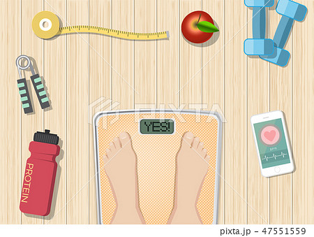 Sport and healthy equipment concept 47551559