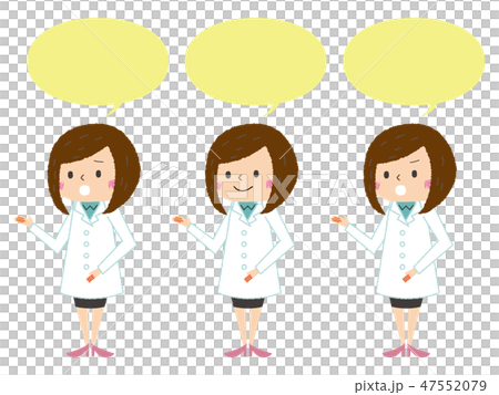 インフルエンザ・風邪などの症状説明のためのイラスト 47552079