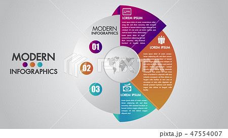 Business infographics template 3 options 47554007