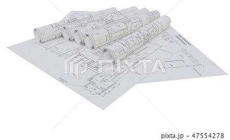 Architectural drawings. Flat and rolled 47554278