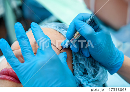 tattoo eyebrow and lips tattoo eyebrow and lips 47558063