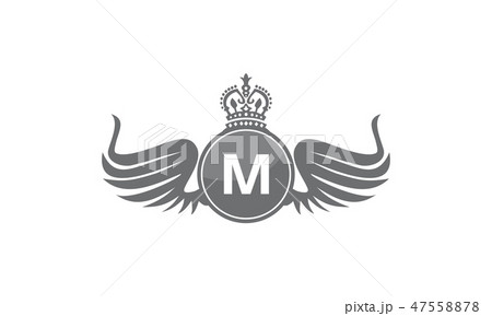 Wing Shield Crown Initial M 47558878