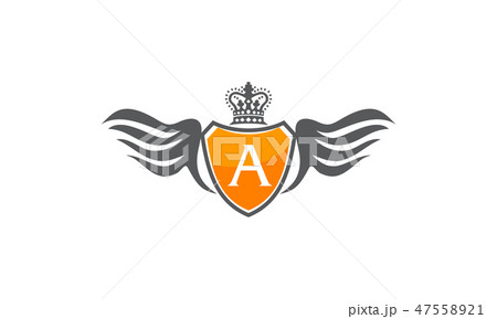 Wing Shield Crown Initial A 47558921