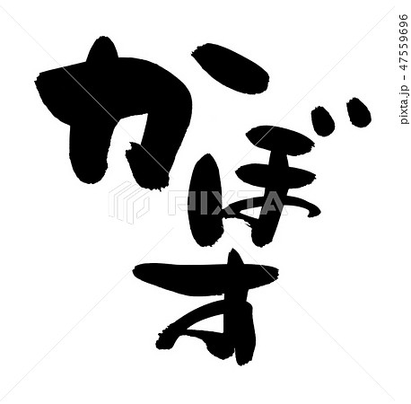 筆文字　かぼす　イラスト 47559696