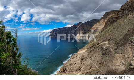 Los Gigantes cliffs profile view in Tenerife 47560178