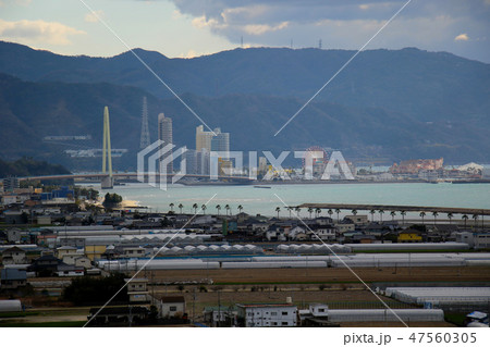 和歌山市紀三井寺地区から 和歌山マリーナシティ 方面を望む 少しアップして手前の風景を入れる 和歌山市紀三井寺地区から 和歌山マリーナシティ 方面を望む 少しアップして手前の風景を入れる 47560305