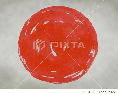 Japan traditional sumi-e painting. Fuji mountain, sakura, sunset. Japan sun. Indian ink illustration Japan traditional sumi-e painting. Fuji mountain, sakura, sunset. Japan sun. Indian ink illustration 47561585