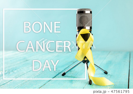 Yellow ribbon symbolic color for Sarcoma Bone cancer awareness and suicide prevention Yellow ribbon symbolic color for Sarcoma Bone cancer awareness and suicide prevention 47561795