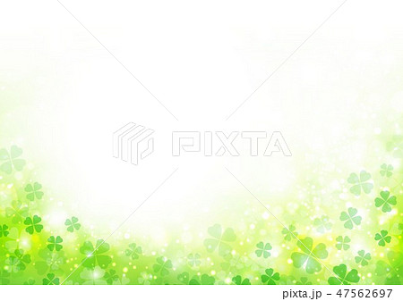クローバーイメージ背景のイラスト素材