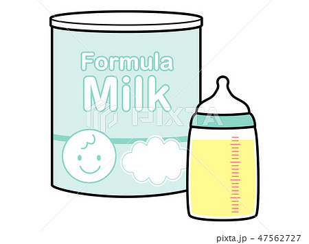 粉ミルクと哺乳瓶 粉ミルクと哺乳瓶 47562727