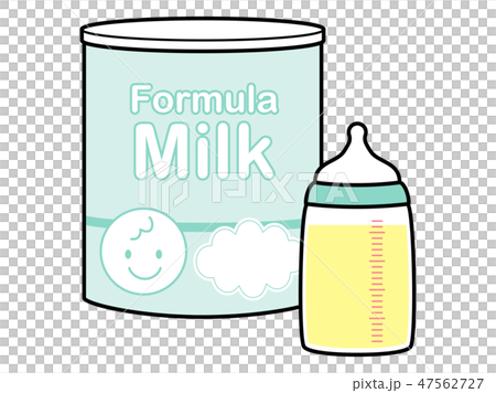 Baby milk and baby bottle Baby milk and baby bottle 47562727