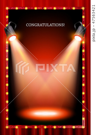 vertical frame with lights 47563421