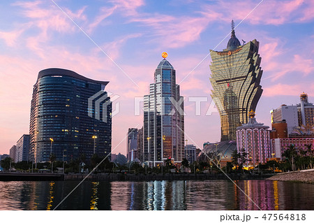 マカオ 夕景 47564818