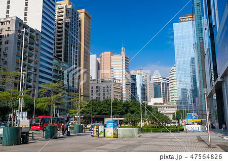 マカオ 街並み オフィス街 マカオ 街並み オフィス街 47564826