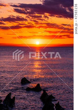 （神奈川県）荒崎海岸　夕景 47565156