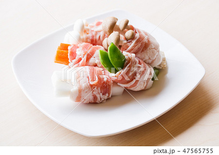 肉巻き野菜下ごしらえ 47565755