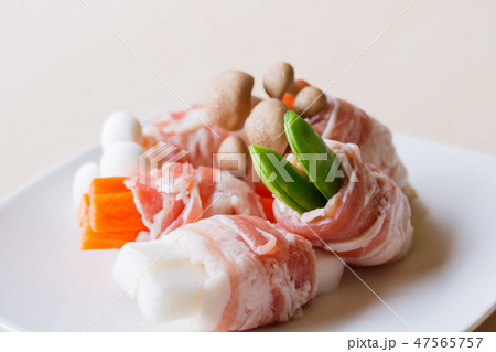 肉巻き野菜下ごしらえ 47565757