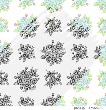 Color and gray brush wallpaper 47566030