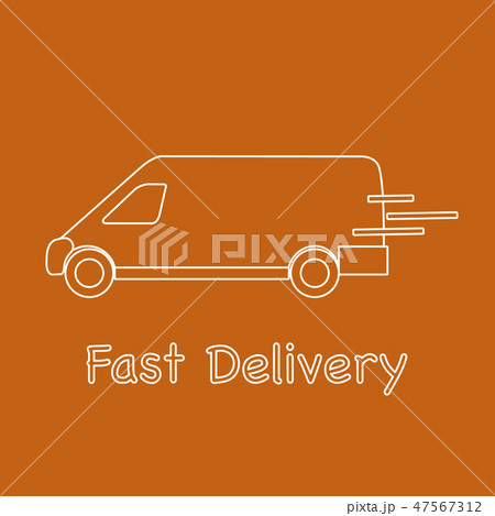 Delivery truck Fast and convenient shipping. 47567312