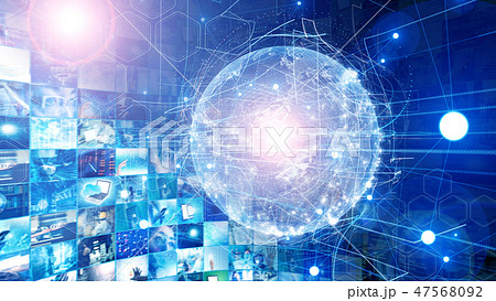 デジタル　グラフィックアート 47568092