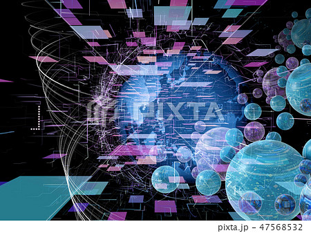 デジタル　グラフィックアート 47568532