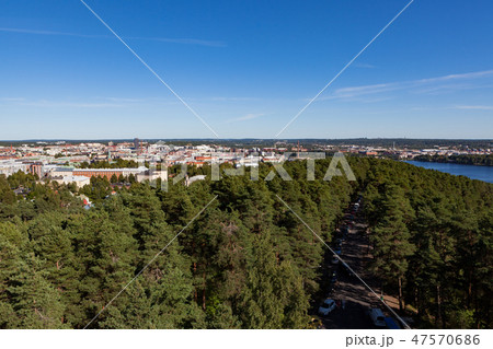 View of Tampere Finland taken at Pyynikki lookout tower View of Tampere Finland taken at Pyynikki lookout tower 47570686