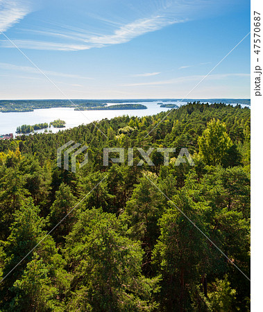 View of Tampere Finland taken at Pyynikki lookout tower View of Tampere Finland taken at Pyynikki lookout tower 47570687