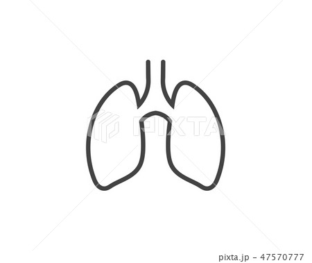 lungs icon vector illustration lungs icon vector illustration 47570777