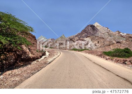 Dessert road in Hormuz Island, Hormozgan Province Dessert road in Hormuz Island, Hormozgan Province 47572776