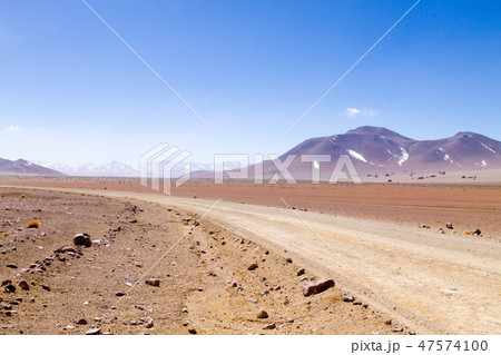 Bolivian dirt road view,Bolivia 47574100