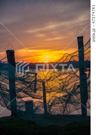 Fish Trap at Sunset Fish Trap at Sunset 47574761