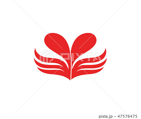 Love wing  Logo and symbols Vector Template 47576475