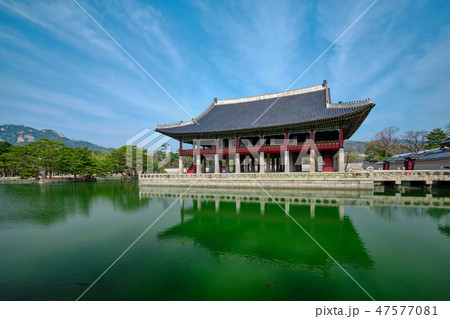 Gyeonghoeru Pavillion Royal Banquet Hall in Gyeongbokgung Palace, Seoul Gyeonghoeru Pavillion Royal Banquet Hall in Gyeongbokgung Palace, Seoul 47577081