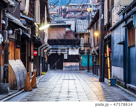 京都 祇園の路地 京都 祇園の路地 47578614