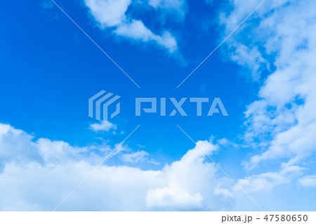 空 雲 青い空 白い雲 合成用背景素材 写真素材 空 雲 青い空 白い雲 合成用背景素材 写真素材 47580650