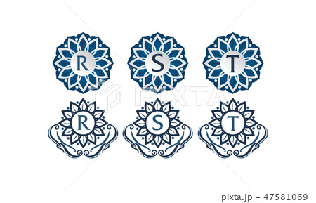 Flower Elegant Template Set Flower Elegant Template Set 47581069