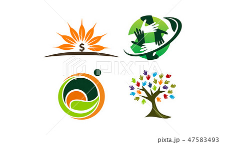 Leaf Template Vector Set Leaf Template Vector Set 47583493