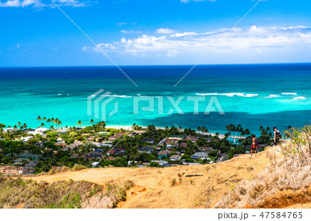 《ハワイ》ラニカイピルボックスの眺め・カイルア 47584765