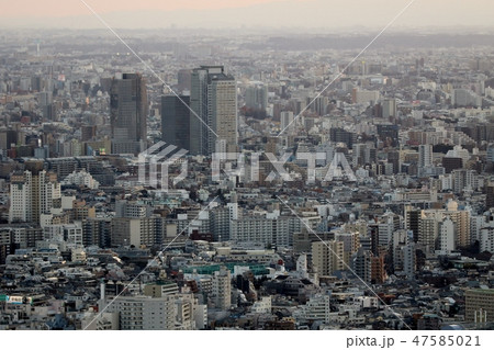 都心　夕暮れ 47585021