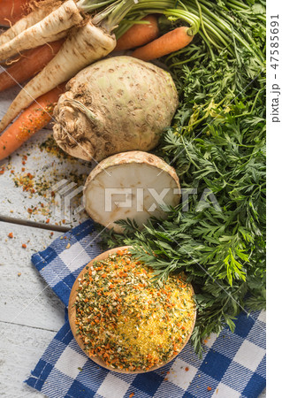 Seasoning spices condiment vegeta. 47585691