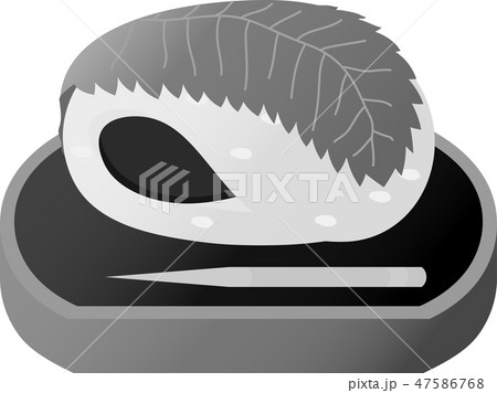 桜もち ひな祭り お雛様 ひな人形 桃の節句 和菓子 おもちのイラスト素材 47586768 Pixta