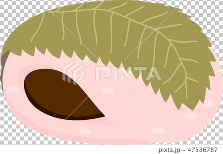 桜もち　ひな祭り　お雛様　ひな人形　桃の節句　和菓子　おもち 47586787