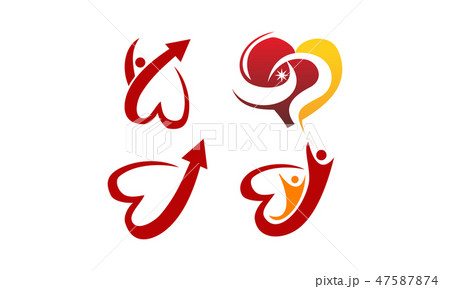 Heart Care Template Set 47587874