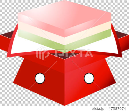 ひな祭り ひし餅 三色持ち 桃の節句 和菓子 ひな祭り ひし餅 三色持ち 桃の節句 和菓子 47587974