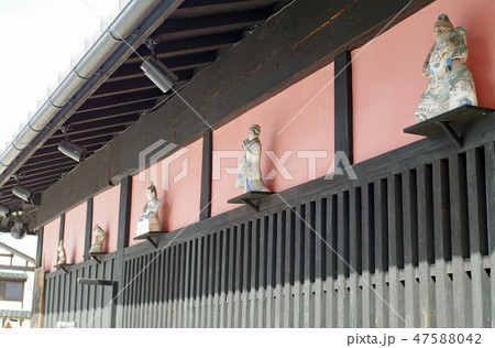 歴史的街並の三次町の飾り人形 歴史的街並の三次町の飾り人形 47588042
